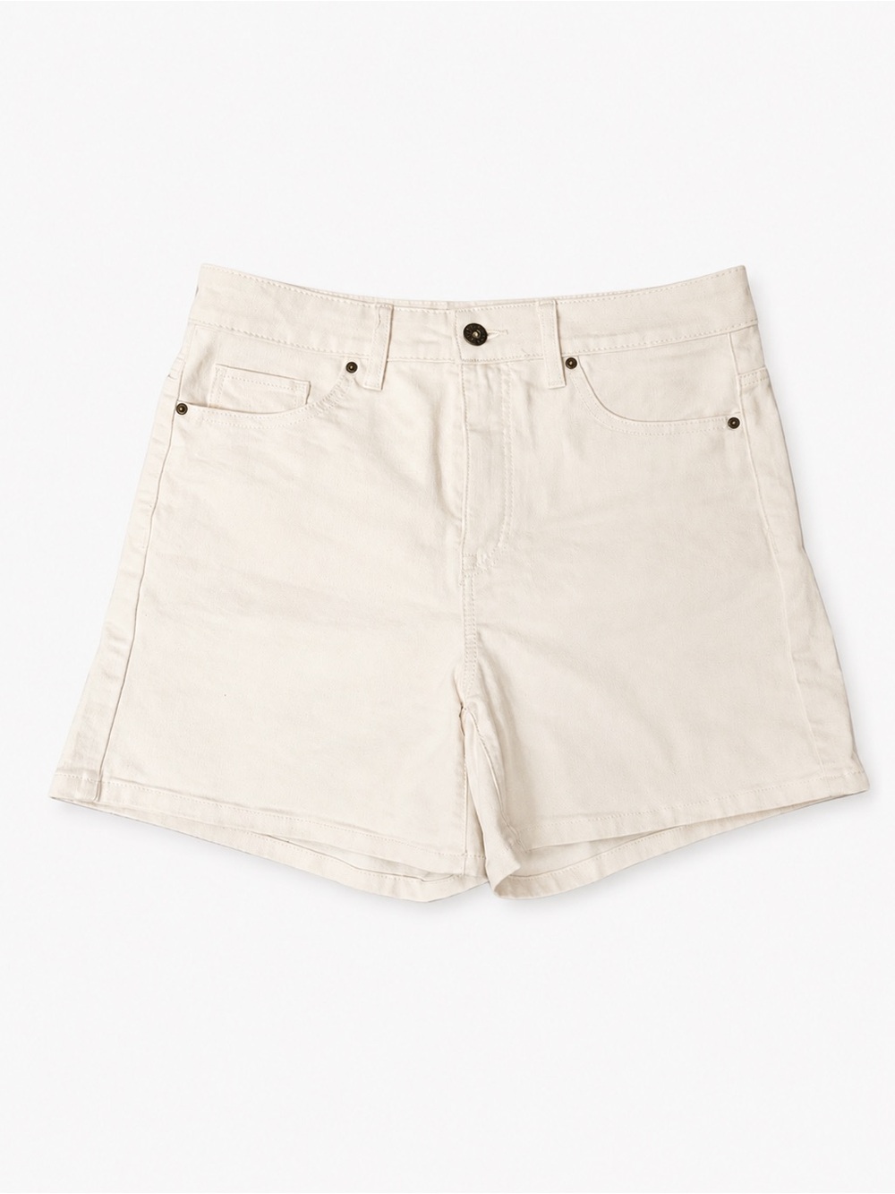 Parasuco Cream High-Rise Bermuda Women Shorts